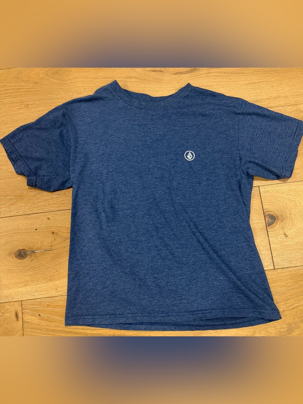 Volcom Heather Navy Short Sleeve Kids Tee